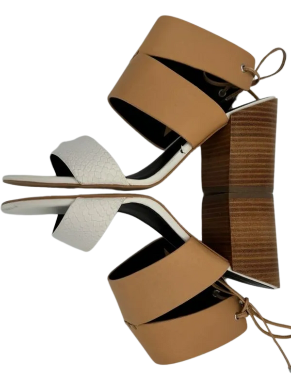 Rebecca Minkoff "Christy" Block Heel Strappy Sandals