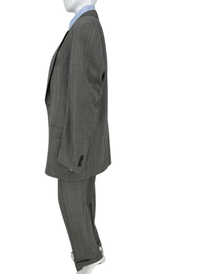 Burberry Suit - Pale Blue Stripe- Vintage