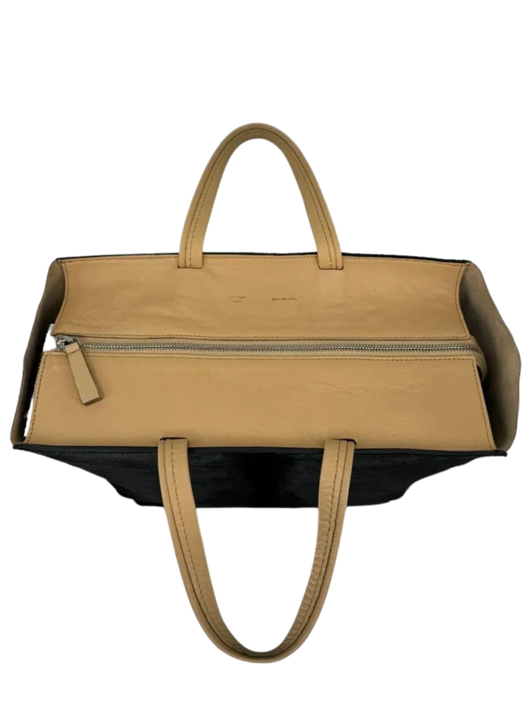 Celine Ponyhair Vertical Bi Color Cabas Tote *NEW*