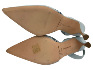 Manolo Blahnik Cadana Gala Embroidered Slingback Pumps