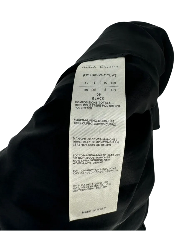 Rick Owens Spring 2012-Runway NASKA Jacket with Leather Sleeves