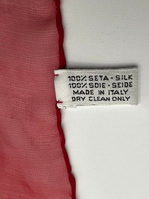 Chanel Gripoix Silk/Chiffon Scarf Large