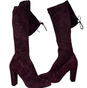 Jean-Michel Cazabat Suede Over-The-Knee Sock Boots