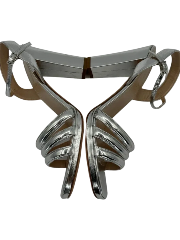 Christian Dior "Call" Leather Slingback Sandals - Size 39.5