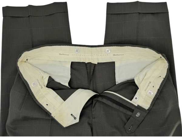 Burberry Suit - Dark Olive- Vintage