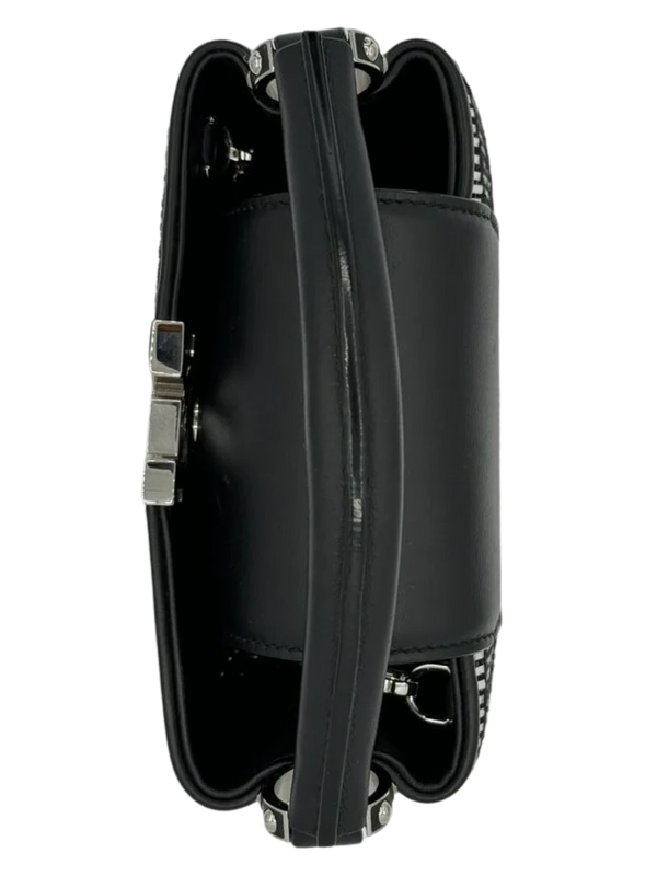 Louis Vuitton 2017 Mini Capucines Black/Silver Crossbody/Top Handle
