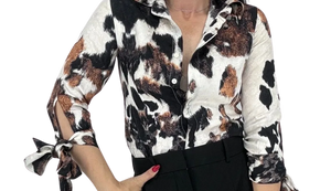 Cavalli Animal Print Blouse