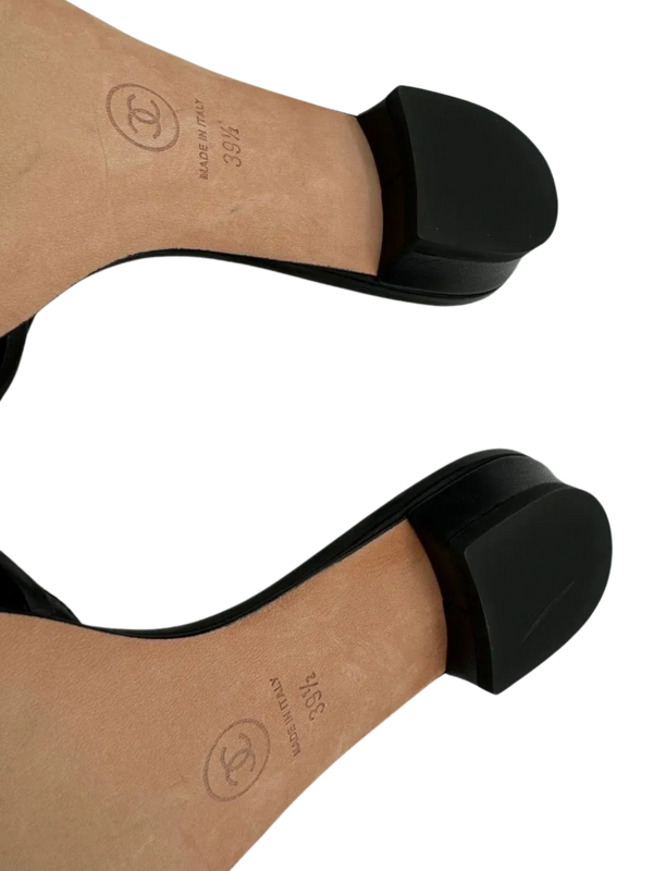 Chanel Pre-Fall 2017 Interlocking CC Logo Slides *NEW*