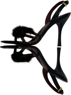 Louis Vuitton Mink Fur Sandals - *Brand New*