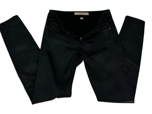 Burberry Wax Coated Skinny Low Rise