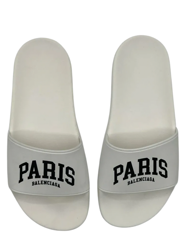 Balenciaga Women's Cities Paris Pool Slide
