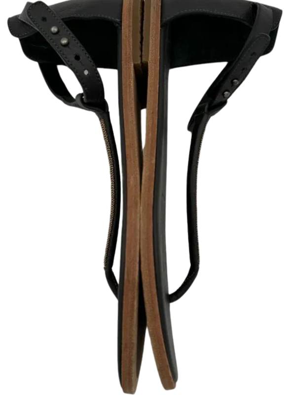 Brunello Cucinelli "Volcano" Monili Chain Flat Thong Sandal