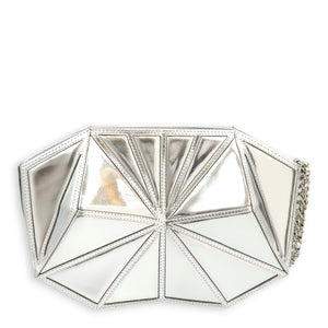 Chanel Midnight Swim Silver Clutch in Patent Leather S/S 2012