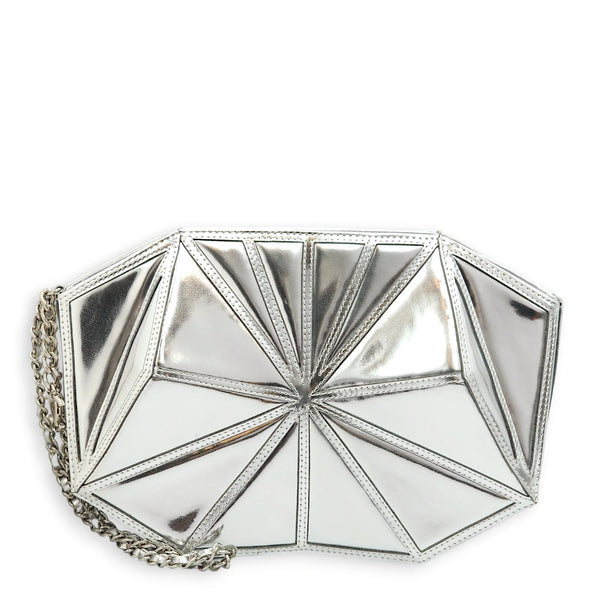 Chanel Midnight Swim Silver Clutch in Patent Leather S/S 2012