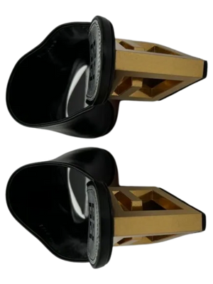 Givenchy Logo-Heel Leather Mules