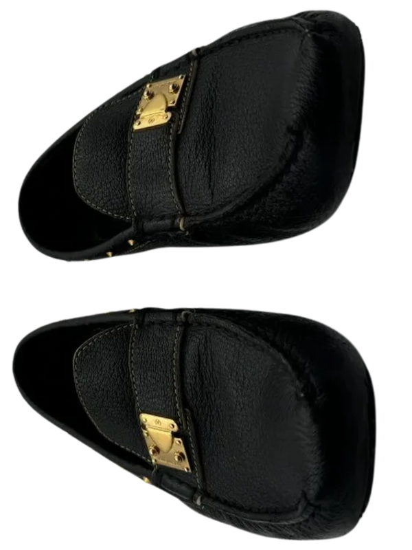 Louis Vuitton Goatskin Studded Suhali Loafers