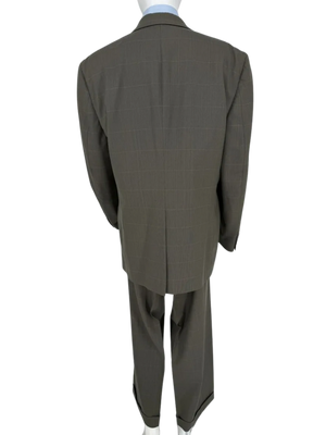 Burberry Suit - Dark Olive- Vintage