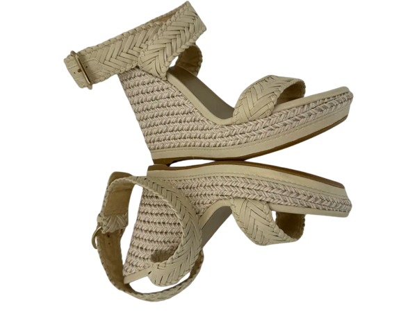 Stuart Weitzman Elixir Braided Leather Wedge Sandal *NEW*