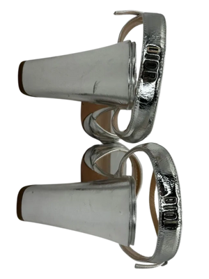 Christian Dior "Call" Leather Slingback Sandals - Size 39.5