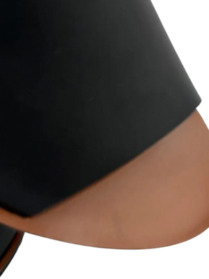 Chloe Qassie Leather Block-Heel Mule Sandal - Size 39.5