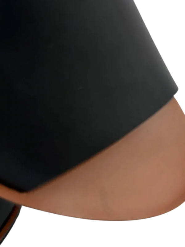 Chloe Qassie Leather Block-Heel Mule Sandal - Size 39.5