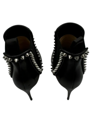 Christian Louboutin - Capaboot 85mm Spiked Napa Stiletto Ankle Boot Sz. 39.5
