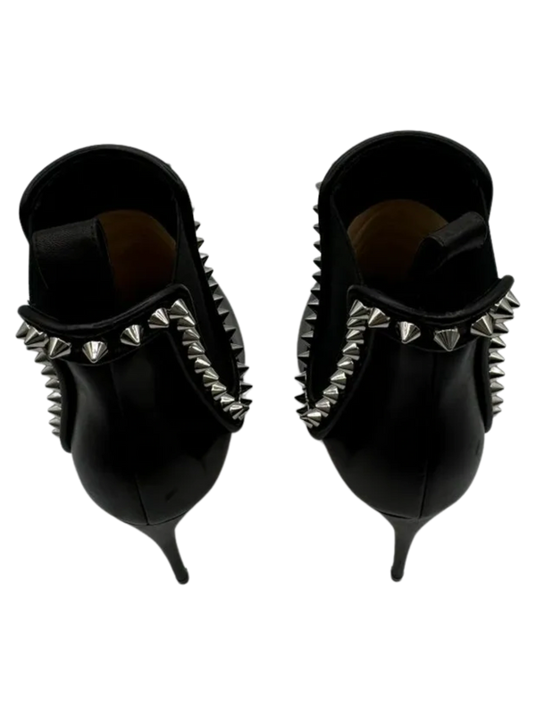Christian Louboutin - Capaboot 85mm Spiked Napa Stiletto Ankle Boot Sz. 39.5