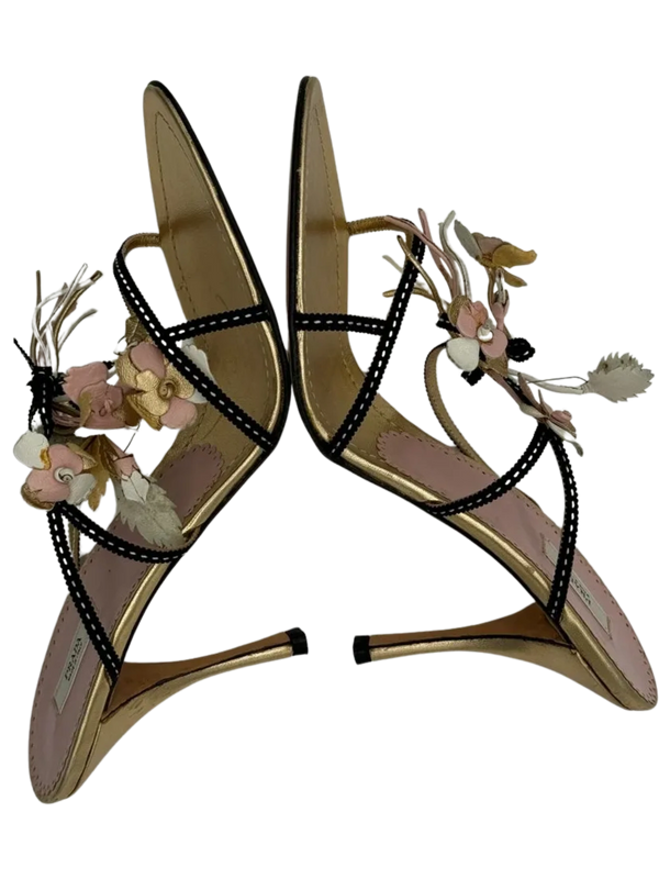 Prada Gold Pink White Flower Bouquet
Heels x Neiman Marcus 95th Anniversary