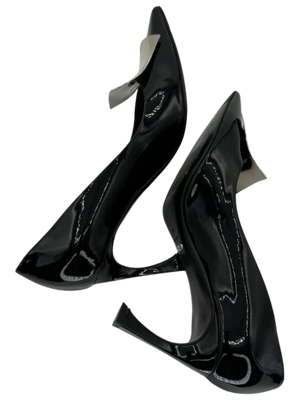 Christian Dior Black Patent Leather "Instinct" Pointed Toe Pumps