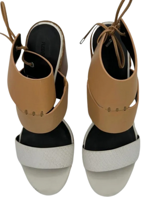 Rebecca Minkoff "Christy" Block Heel Strappy Sandals