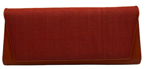 Akris Anouk Flap Clutch in Orange - NEW
