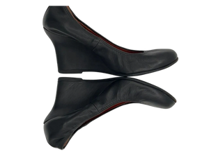 Lanvin Leather Wedges- Vintage