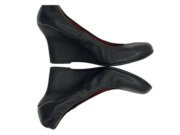 Lanvin Leather Wedges- Vintage