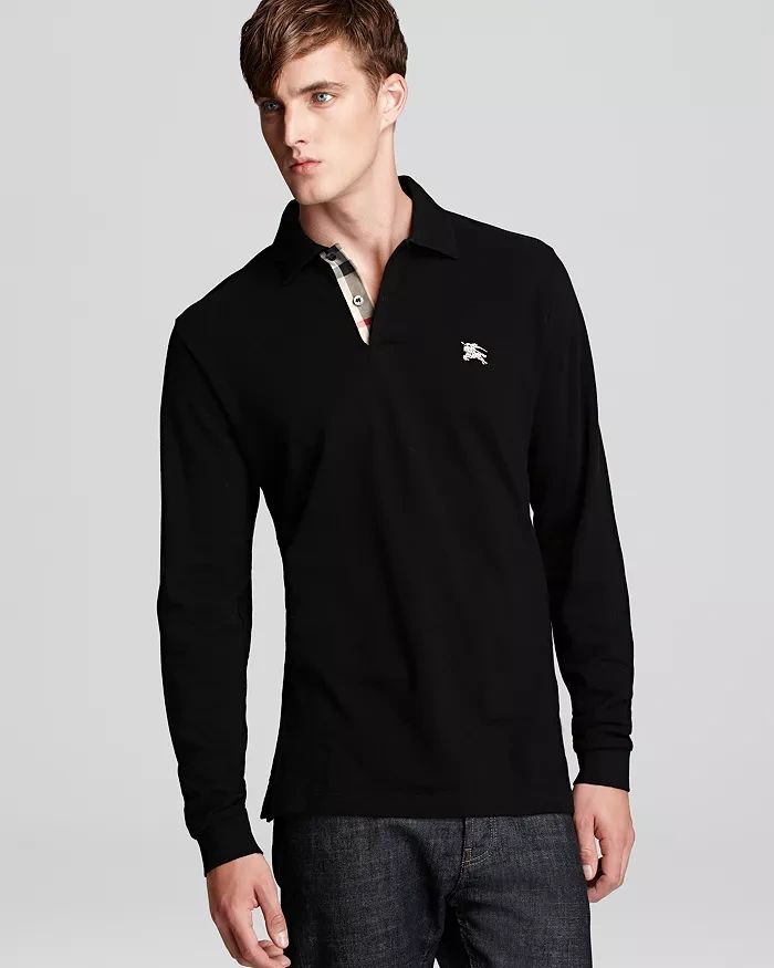 Burberry Long sleeve Polo - Mens
