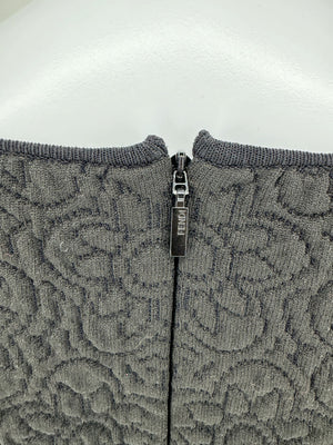 Fendi Embroidered and embossed dress - IT 44