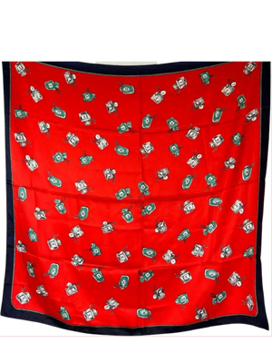 Chanel Perfume Bottle Scarf