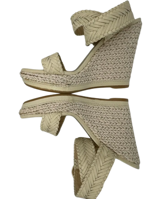 Stuart Weitzman Elixir Braided Leather Wedge Sandal *NEW*