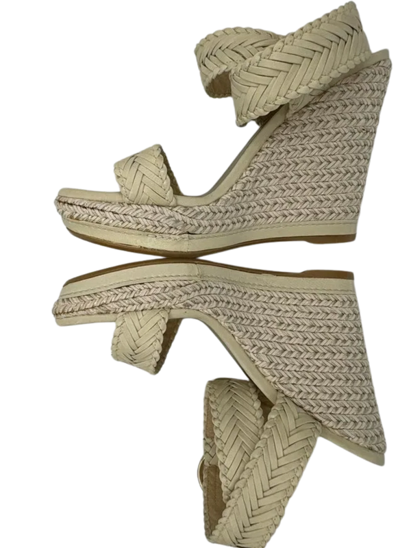 Stuart Weitzman Elixir Braided Leather Wedge Sandal *NEW*