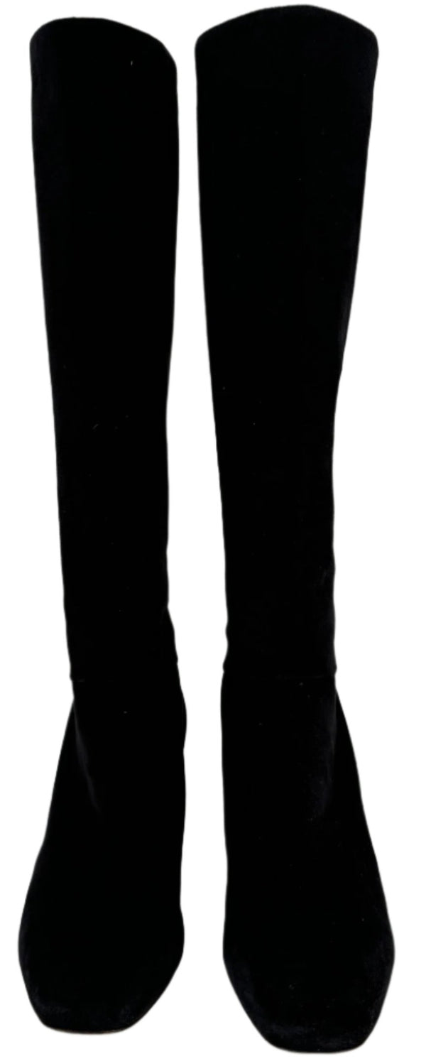 Loro Piana “Jeanne” Suede Knee Boots - Sz 39