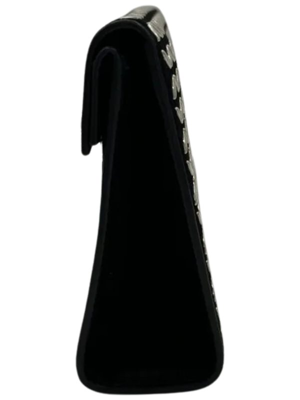 ALAÏA Suede Geometric accented Clutch