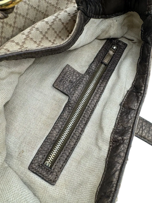 Gucci Jackie Bag in Brown Diamante