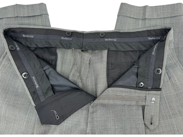 Burberry Suit - Pale Blue Stripe- Vintage