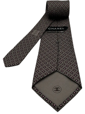 Chanel CC/Camellia Neck Tie