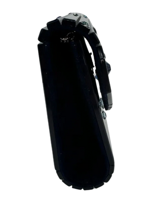 JIMMY CHOO Candy Crystal Chain Clutch Midnight Blue