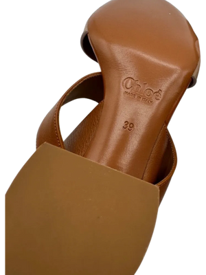 Chloe Mia Two Tone Block Heel Sandals