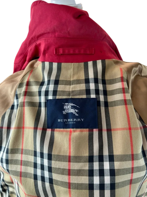 Burberry Nova Check Hooded Trench Coat