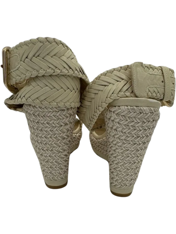 Stuart Weitzman Elixir Braided Leather Wedge Sandal *NEW*