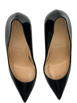 Christian Louboutin Pigalle 100 patent-leather pumps