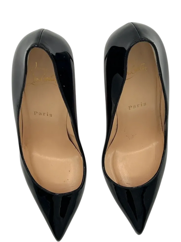 Christian Louboutin Pigalle 100 patent-leather pumps
