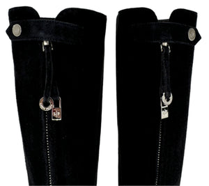 Loro Piana “Jeanne” Suede Knee Boots - Sz 39